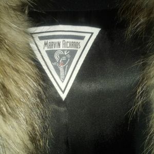 Black full length cashmere coat